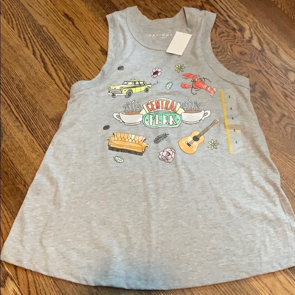 FRIENDS sleeveless tank.